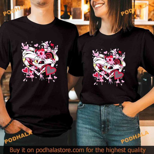 Angel Dust Hazbin Hotel Shirt, Helluva Boss Characters Sweatshirt