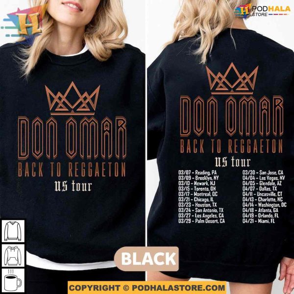 Back to Reggaeton Tour 2024 Shirt, Don Omar Shirt Fan Gift