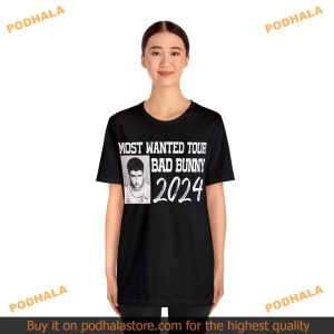 Bad Bunny 2024 Most Wanted Tour Dates Exclusive Concert Shirt 4