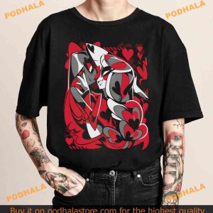 Charlie x Vaggie Hazbin Hotel Shirt, Birthday Gifts, Helluva Boss Cartoon Merch