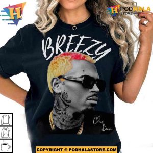 Chris Brown Breezy Tour Shirt, Retro Style for The 11 11 Tour