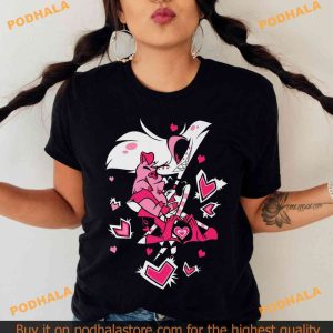 Cute Angel Dust and Nuggets Shirt, Hazbin Hotel Merch, Helluva Boss