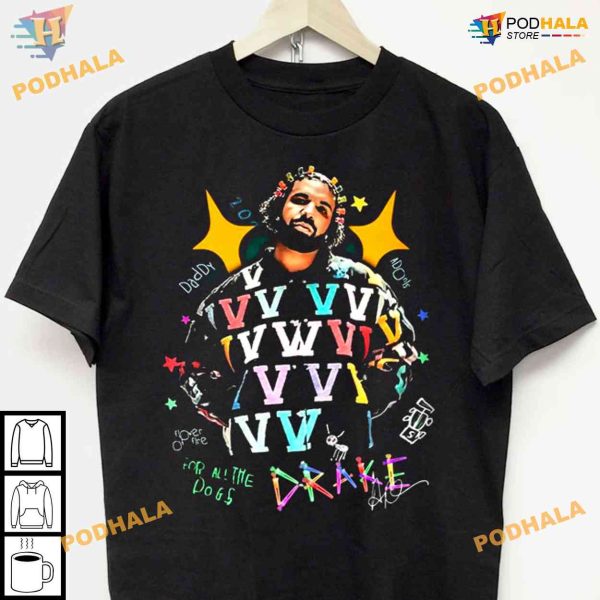 DRAKE VTG Rap 90s Vintage Bootleg Shirt, Concert 2024 Tour Gift For Fans