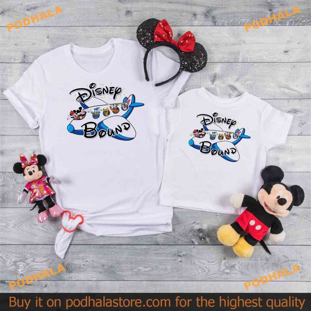 Disney Bound Airplane Design Disney Trip Shirt, Disney Family Tee For Kids and Adults