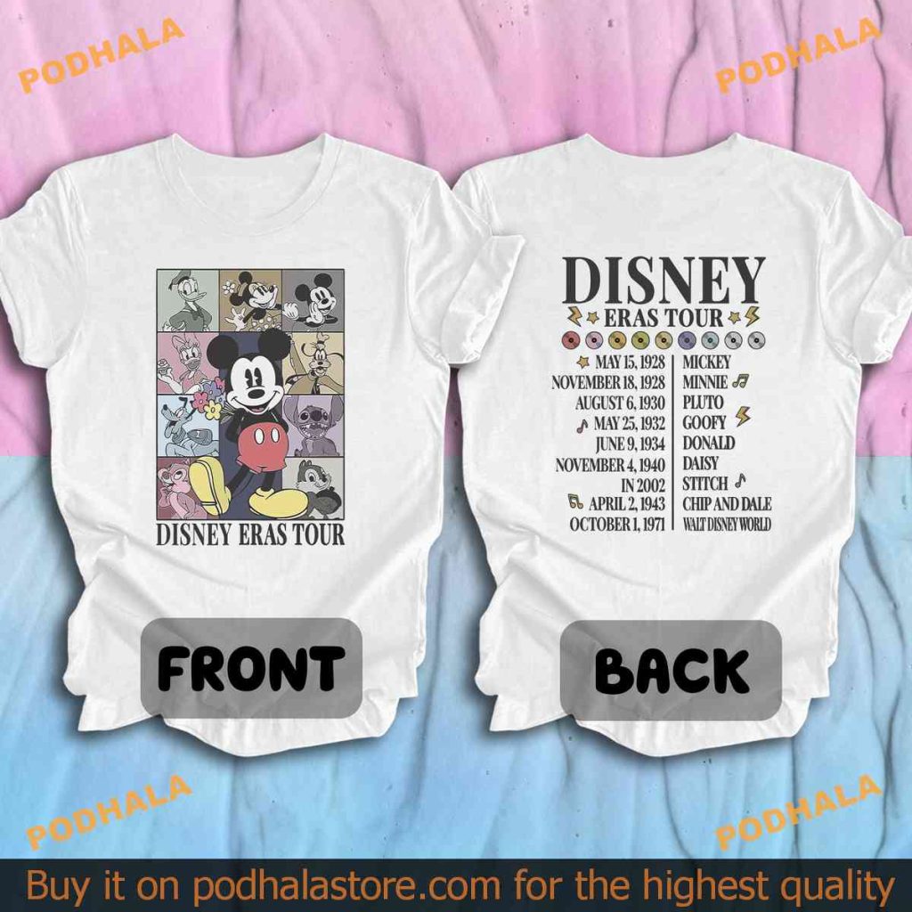 Disney Eras Tour Shirt, Mickey and Friends, Disney Trip Shirt For Taylor Fans