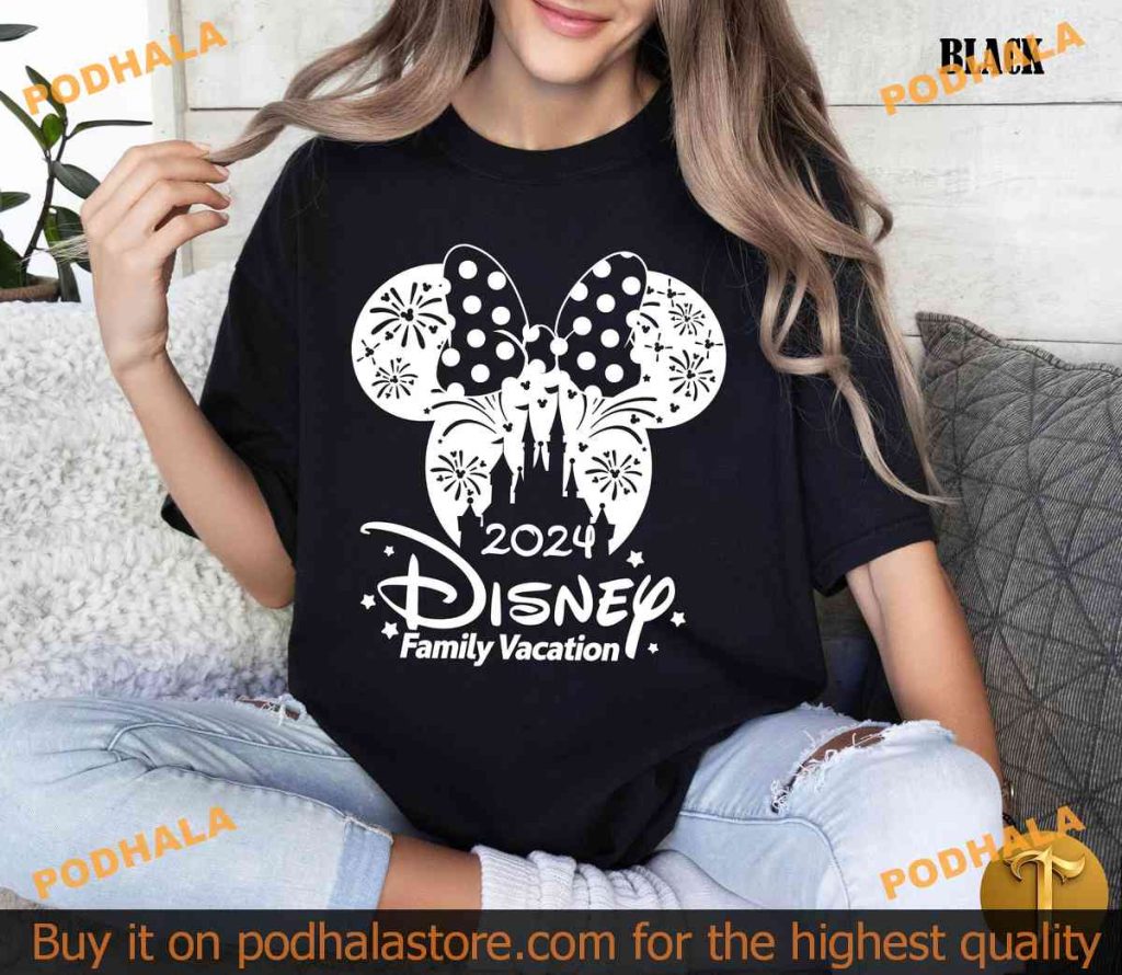 Disney Family Vacation Castle 2024 Shirt, 2024 Disney Trip TShirt