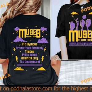 Disney Hercules The Muses 97 World Tour Shirt, Mt Olympus Underworld Atlantis