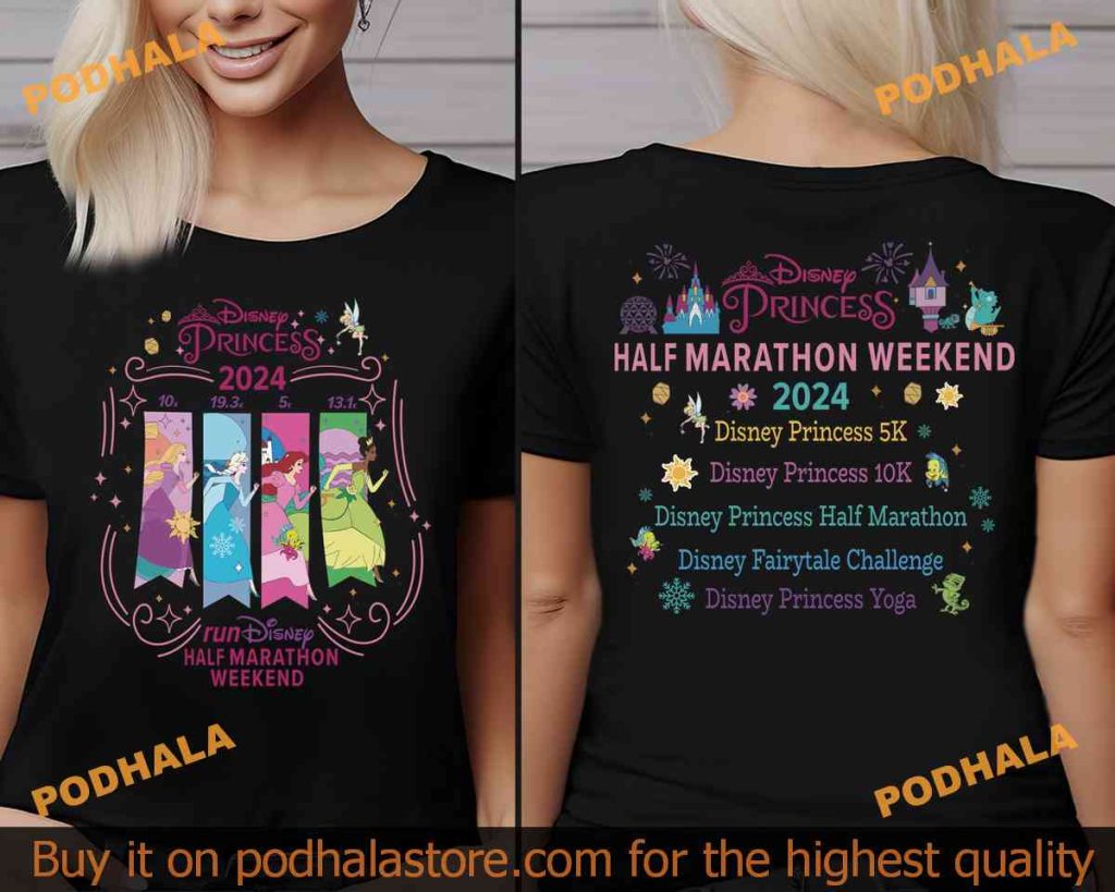 Disney Princess Half Marathon Weekend 2024 TShirt, Disney Trip Shirt