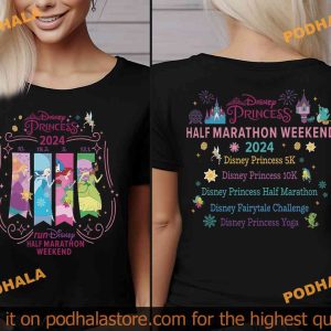 Disney Princess Half Marathon Weekend 2024 TShirt, Disney Trip Shirt