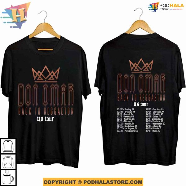 Don Omar 2024 Tour Shirt, Rapper Don Omar Gift For Fans