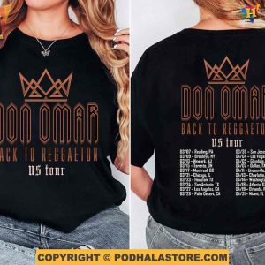 Don Omar Back to Reggaeton Tour 2024 Shirt, Don Omar Concert Shirt