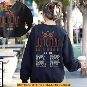 Don Omar Back to Reggaeton Tour 2024 Shirt Don Omar Concert Shirt 2