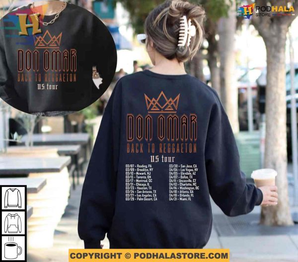 Don Omar Back to Reggaeton Tour 2024 Shirt, Don Omar Concert Shirt
