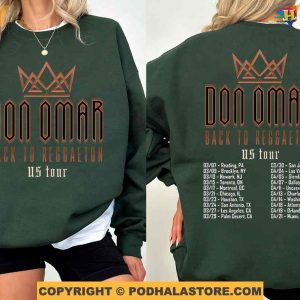 Don Omar Back to Reggaeton Tour 2024 Shirt Don Omar Concert Shirt 3