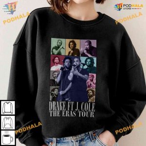 Drake J Cole The Eras Tour Vintage Shirt, It's All Blur Tour 90s Bootleg Tee