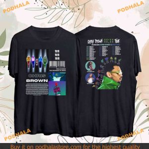 Fan Favorite Chris Brown Shirt, Exclusive 11 11 2024 Tour Tee