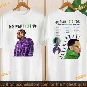 Graphic Chris Brown 1111 Tour 2024 Shirt, Chris Brown Tour Merch, Chris Brown Shirt