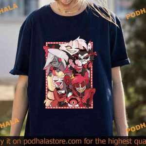 Hazbin Hotel Characters Collective Shirt, Cartoon and Helluva Boss Fan Merch