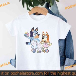 Hazbin Hotel Lucifer Bluey Family Shirt, Funny Easters Day Gift