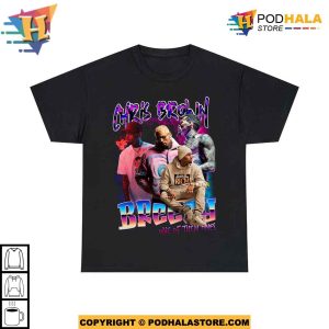 Hip Hop Legend Chris Brown Shirt Exclusive 11 11 Tour 2024 Design 2