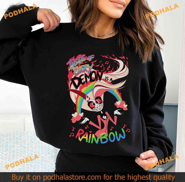Inside of Every Demon is A Rainbow Shirt, Charlie Morningstar Hazbin Hotel Tee