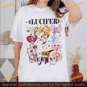 Lucifer Morningstar Inspired Hazbin Hotel Shirt, Cartoon and Vivziepop Sweatshirts