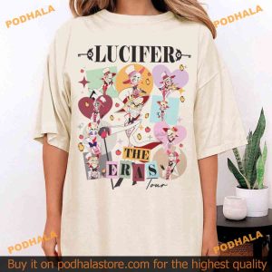 Lucifer Morningstar Inspired Hazbin Hotel Shirt Cartoon and Vivziepop Sweatshirts 2