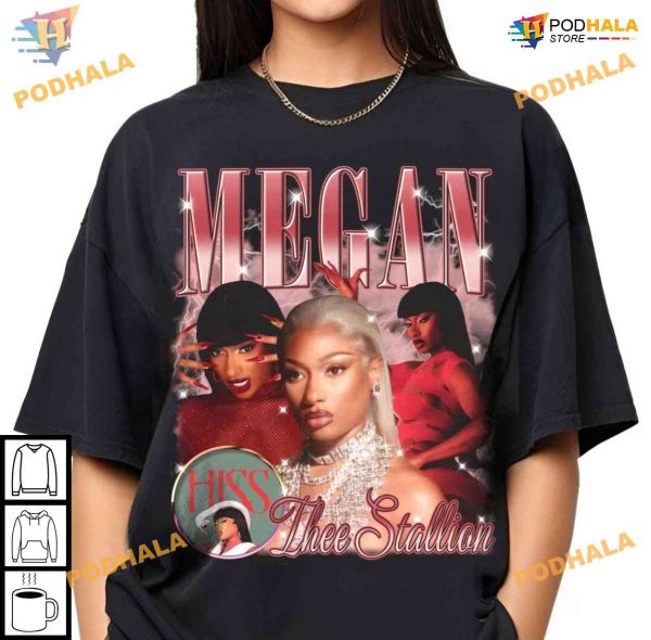 Megan Thee Stallion Music Bootleg Inspired Shirt For Fans, Hot Girl Summer 2024 Tour Gift