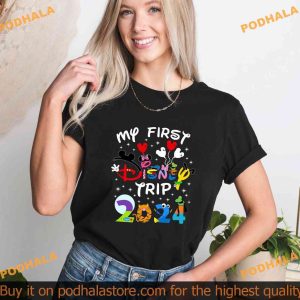 My First Disney Trip 2024 Shirt, Disneyland Family Shirt, Family Matching Outfits