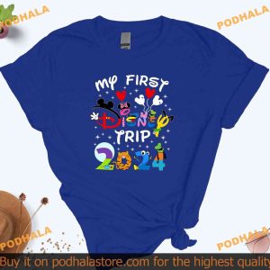 My First Disney Trip 2024 Shirt Disneyland Family Shirt Family Matching Outfits 2