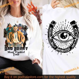 Nadie Sabe Monaco Vintage Sweatshirt, 2024 Tour Featuring Bad Bunny