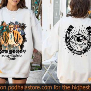 Nadie Sabe Monaco Vintage Sweatshirt 2024 Tour Featuring Bad Bunny 2