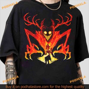 Neon Alastor Show Shirt, Radio Demon Tee, Hazbin Hotel Cartoon and Fan Gift
