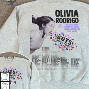 Olivia Rodrigo Guts Tour 2024 Hoodie The Guts World Tour 2024 Shirt Olivia Rodrigo Tee 2