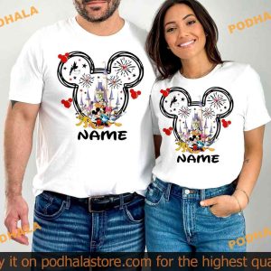 Personalized Name Disney Trip Shirt, Cute Disney Shirts for Kids and Adults