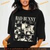 Retro Bad Bunny Face Shirt 2024 Most Wanted Tour Music Fans Gift