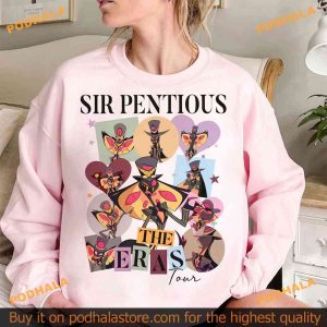 Sir Pentious Hazbin Hotel Tour Shirt Characters Merch and Helluva Boss Apparel 2