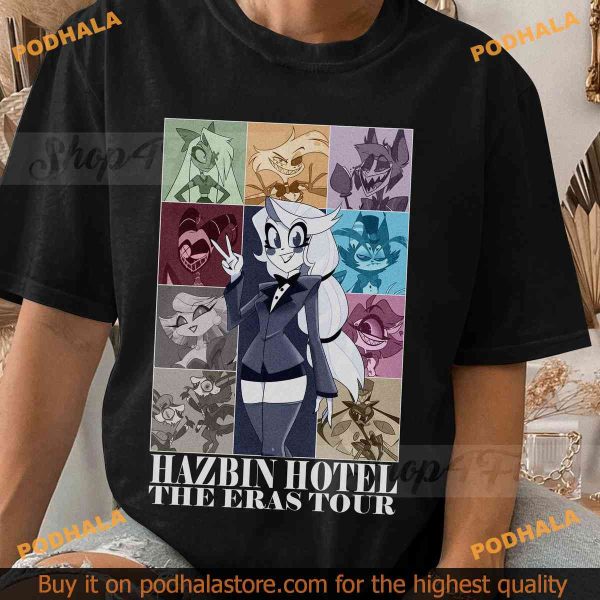 The Eras Tour Hazbin Hotel Shirt, Movie Unisex Apparel, Sweatshirt and Hoodie