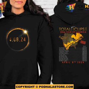 Total Solar Eclipse 2024 Shirt April 8 2024 Solar Eclipse Twice In A Lifetime 2024 2