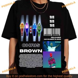 Ultimate Fans Chris Brown 2024 Concert Shirt, 11 11 Tour Exclusive