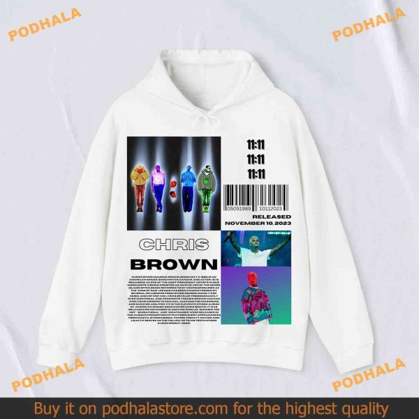 Vintage Breezy Chris Brown 1111 Tour 2024 Shirt, 11 11 Tour 2024 Gift For Fan