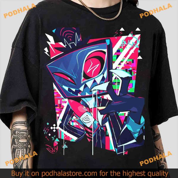 Vox Character Hazbin Hotel Tshirt, Cartoon Merch, Birthday Gifts, Helluva Boss