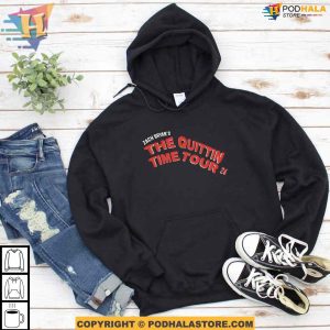 Zach Bryan Hoodie with 2 Sides The Quittin Time Tour 2024 Merch Country Music Shirt 3