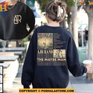 AJR The Maybe Man 2 Side Tour 2024 Shirt For Fans AJR Members Chibi Concert Tee 3
