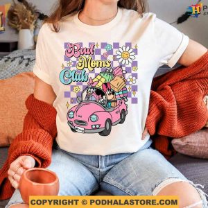 Bad Mom Club Minnie Mouse Disney Family Trip Shirt, Meaningful Gifts For Mom