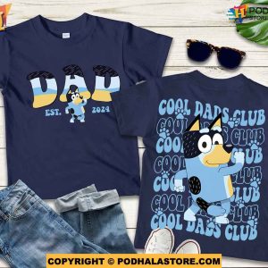 Bandit Bluey Cool Dads Club Shirt, Fathers Day 2024 Gift For Dads