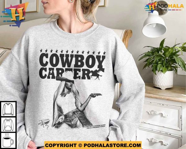 Beyonce Cowboy Carter and Leviis Jean Shirt, Beyhive Sweatshirt Merch