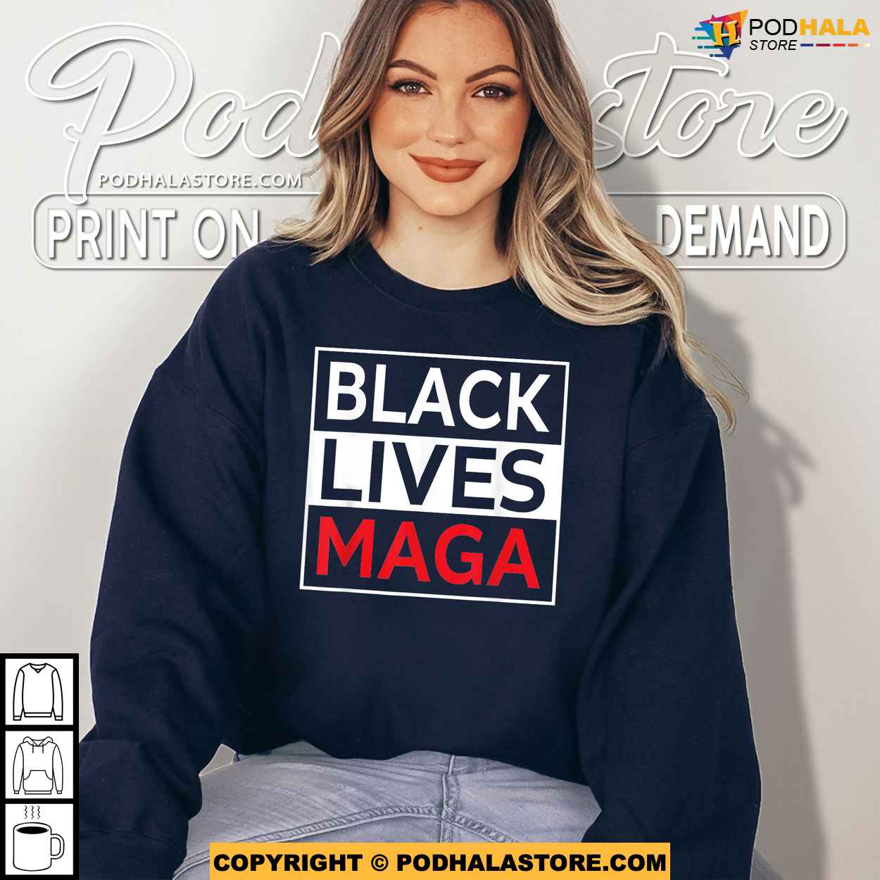 Black Lives MAGA Shirt, Support Black America While Making America Great Again