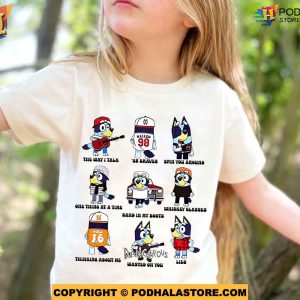 Bluey Cowboy Wallen Shirt, Bluey Family Matching Shirt, Chiller And Bingo Tee