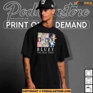 Bluey Eras Tour Shirt Bluey and Bingo Family Shirt Bluey Birthday Gift 3